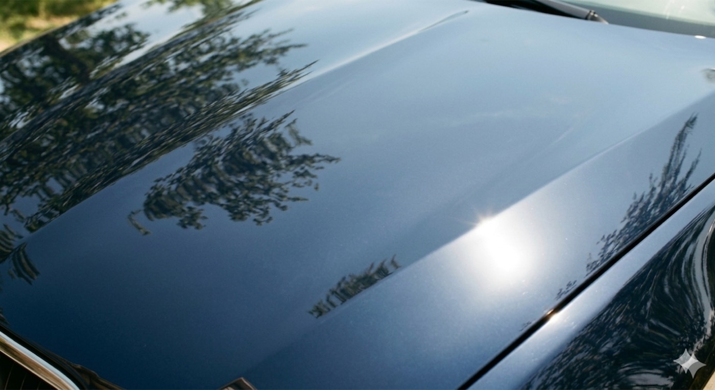 Paint correction Fort Worth — polisher restoring gloss on car paint